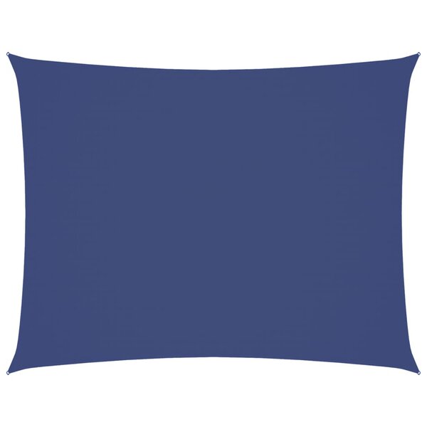vidaXL Voile de parasol tissu oxford rectangulaire 3 5x4 5 m bleu