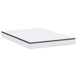 vidaXL Matelas 2 Pièces Blanc  Gris 80 x 200 cm Tissu tricoté