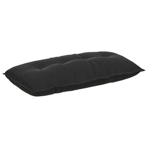 vidaXL Coussin de Dos Noir 100 x 50 cm Tissu en velours côtelé