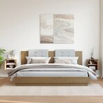 vidaXL Armoires murales 2Pièces Marron miel 31 5x30x30 cm Bois pin massif