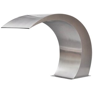 vidaXL Fontaine cascade de piscine Acier inoxydable 45 x 30 x 60 cm