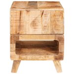 vidaXL Tables d'appoint Marron 40 x 40 x 49 cm bois de manguier massif