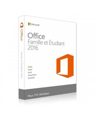 Microsoft Office 2016 Famille et Etudiant (Home & Student) (clé "bind") - Clé licence à télécharger