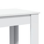 vidaXL Table de bar blanc 51x50x103 5 cm bois d'ingénierie