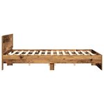 vidaXL Cadre de Lit Bois Ancien 180 x 200 cm Bois d'ingénierie
