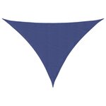 vidaXL Voile de parasol Tissu Oxford triangulaire 5x7x7 m bleu