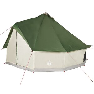vidaXL Tente familiale tipi 12 personnes vert imperméable