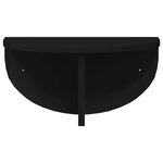 vidaXL Étagère Murale Noir 38 x 19 x 19 cm Bois d'ingénierie
