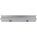 vidaXL Lame d'eau rectangulaire pour piscine Acier inoxydable 90 cm