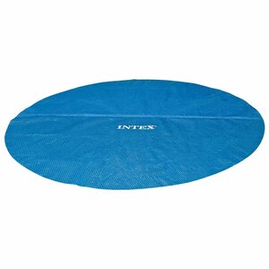 Intex Couverture solaire de piscine Bleu 290 cm Polyéthylène