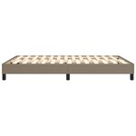 vidaXL Cadre de lit Taupe 140x200 cm Tissu