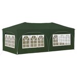 vidaXL Tente de fête pop-up 575 x 288 x 245 cm Vert Tissu Oxford