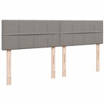VidaXL Cadre de lit ottoman avec matelas taupe 160x200 cm tissu