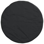 vidaXL Housse de Table Extérieure Noir 112 x 112 x 10 cm Tissu 600D