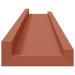 vidaXL Étagère Murale 2 Pièces Rouge 60 x 9 x 3 cm Bois d'ingénierie