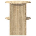 vidaXL Meuble d'appoint 2 Pièces Chêne Sonoma Ø40 x 50 cm
