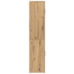 vidaXL Highboard en chêne artisan de 80x33x150 cm en bois d'ingénierie