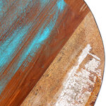 vidaXL Tabouret aviateur Bois de récupération massif