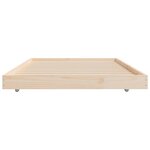 vidaXL Cadre de lit sans matelas 75x190 cm bois de pin massif