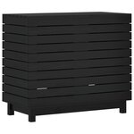 vidaXL Panier à linge 88 5x44x76 cm bois massif de pin