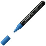 Marqueur pointe moyenne FREE acrylic T300 bleu foncé x 5 STABILO