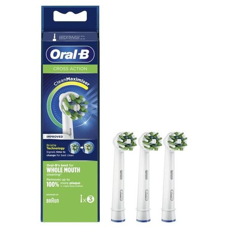 Oral-b crossaction brossette avec cleanmaximiser  3