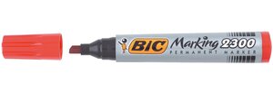 Marqueur Permanent MARKING 2300 Pte Biseau Large Rouge BIC