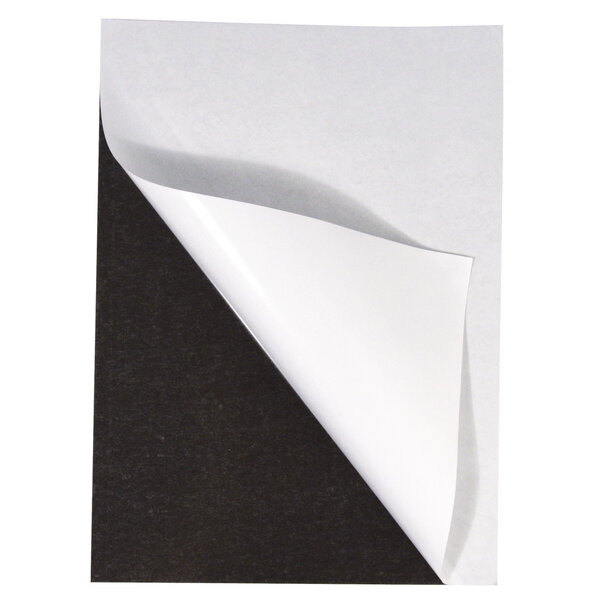 Feuille magnétique  autocollante  21x29 cm  épaisseur 2 mm
