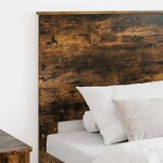vidaXL Tête de lit Chêne fumé 90 cm Bois d'ingénierie