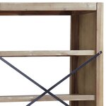 vidaXL Bibliothèque 5 niveaux 80x30x140 cm Bois solide d'acacia