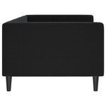vidaXL Lit de repos noir 90x190 cm velours