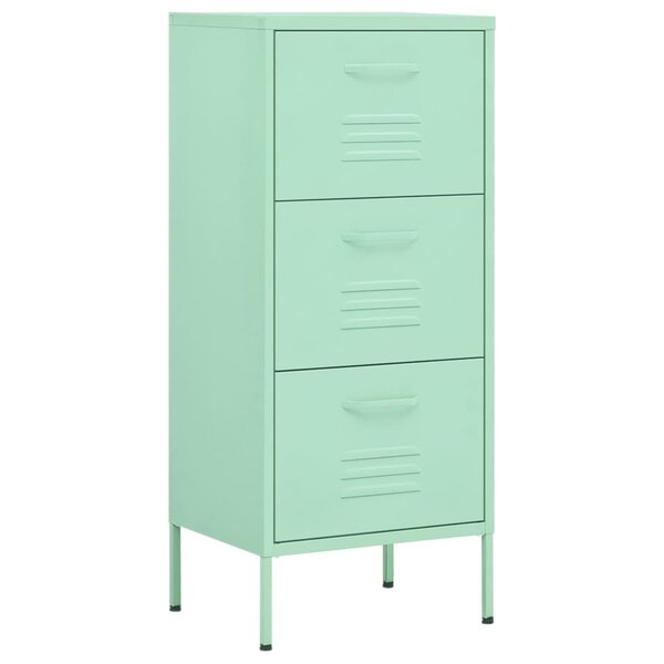 vidaXL Armoire de rangement Vert menthe 42 5x35x101 5 cm Acier