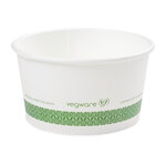 Bol à soupe ou glace compostable 340 ml - vegware - lot de 500 - carton