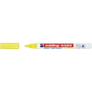 Marqueur Craie Liquide 4085 Jaune fluo Pointe Ronde 1-2 mm EDDING