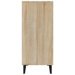 vidaXL Buffet chêne sonoma 90x34x80 cm bois d'ingénierie