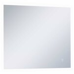 vidaXL Miroir mural à LED de salle de bain et capteur tactile 60x50 cm
