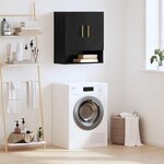 vidaXL Meuble mural Chêne noir 60 x 31 x 70 cm Bois d'ingénierie