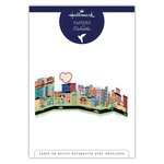 Carte pop up 3d paysage urbain - draeger paris