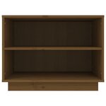 vidaXL Armoire à chaussures Marron miel 60x34x45 cm Bois de pin massif