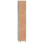 vidaXL Armoire de bain sonoma gris 30x30x190 cm bois d'ingénierie