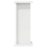 vidaXL Support de Plante 2 pièces Blanc 25 x 25 5 x 60 5 cm