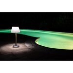 GALIX Lampadaire solaire tres éclairant - 100 Lm - H 102,5-75-46 x Ø 20 cm