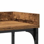 vidaXL Table Console avec étagère Bois ancien 100 x 30 x 80 cm