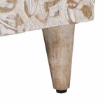 vidaXL Meuble TV Blanc 80 x 31 5 x 46 cm Bois de mangue massif