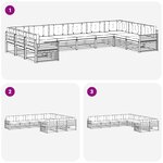 vidaXL Ensembles de canapés 10 pc