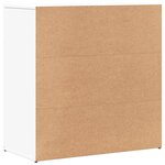 vidaXL Buffets 2 Pièces blanc 79x38x80 cm bois d’ingénierie