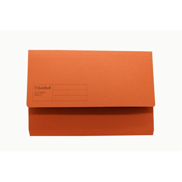 Chemise Poche Recyclé 285g Fc - Orange - X 50 - Exacompta