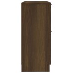 vidaXL Buffets 2 Pièces chêne marron 30x30x70 cm Bois d'ingénierie