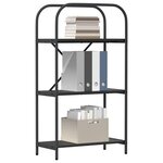 vidaXL Étagère Chêne noir 60 x 30 x 109 cm Bois d'ingénierie