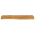 vidaXL Dessus de table à bord vivant 110x40x3 8cm bois massif manguier